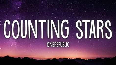 counting stars song lyrics|onerepublic counting stars lyrics song.